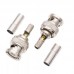 10Pcs Y  1073 BNC Male Plug Fully Shielded High Precision High Frequency Test BNC Connector