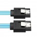 SAMZHE SATA III 6 0 Gbps Data Cable with Locking Latch SATA3 HDD Data Cable for SSD DVD PC Computer Data Cable 50CM 100CM