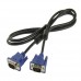 High Quality VGA 15 Pin Male to VGA 15 Pin Male Cable for LCD Monitor   Projector  Length  1 5m