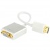 Full HD 1080P 19 Pin HDMI Male to VGA Female Video Adapter Cable with Audio Cable  Length  22cm