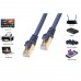 0 5m CAT8 Computer Switch Router Ultra  thin Flat Ethernet Network LAN Cable  Patch Lead RJ45