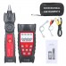 GT66 Wire Tracker Portable Multifunctional RJ11 RJ45 Cable Tester Telephone   Network Line Finder with Headphone Jack LED Light for Network Maintenance