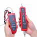 NOYAFA NF  806R Red Color Network Cable Fault Locator Tester UTP STP RJ45 RJ11 with Alligator Clip