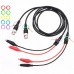 3Pcs Y101X 1 1M BNC To Crocodile Clamping Line Crocodile Clip Oscilloscope Probe